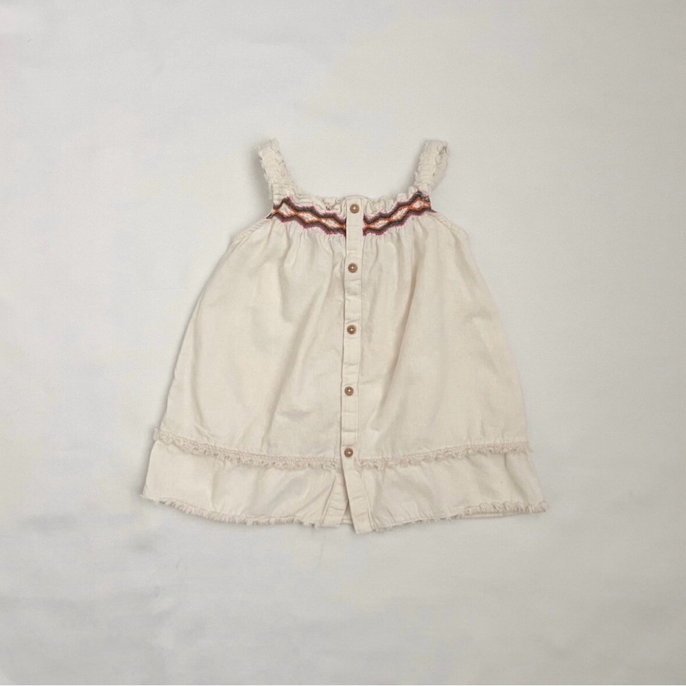 Zara Toddler Girl Cream Dress